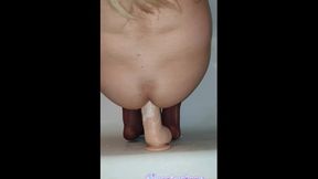 Deep Anal Fuck Hard 12 Inch Huge Dildo With Cum Lube For Sissy