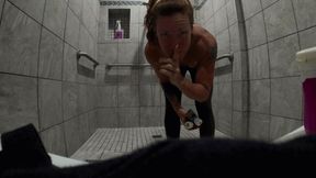 Sly Shower at the Gym - Mp4