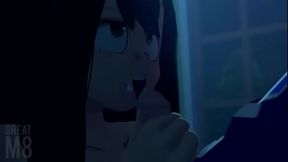 tsuyu sensual and sexy blowjob greatm8 480p