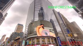 Rainforest-Man 07-23-2025 Huge Dildo on Sex Machine on the Virtual Big Screen