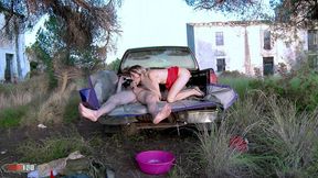 squirting fantasies and anal sex with hot skinny french milf sheina axe