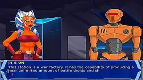 Ahsoka Tano Seduced by Her Alien Mentor in Hot Star Wars Hentai Encounter