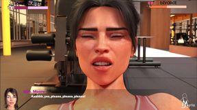 Mrs.moore Cheating on Her Husband, Hard Fucked by Gym Trainer