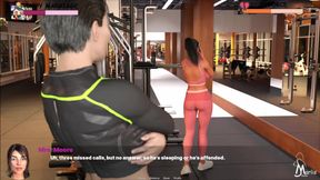 Mrs.moore Cheating on Her Husband, Hard Fucked by Gym Trainer