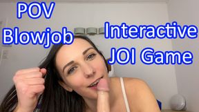 Play for a Blowjob from Clara Dee in Lingerie - JOI Games