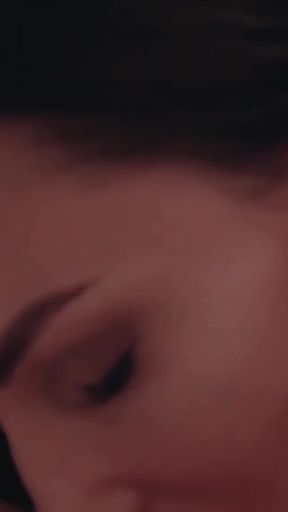 Thrilling moment from "Hot Brunettes Caress Each Other, Lick Pussy &amp; Cum from Vibrator - Lilu Moon &amp; Sasha Sparrow"