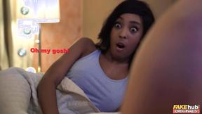 ”Foot Long Dong for Step Sister's BESTFRIEND at Night”