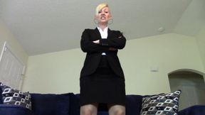 Verbal Humiliation as Mistress Brittany Has You Stroke Until You Cum on Yourself
