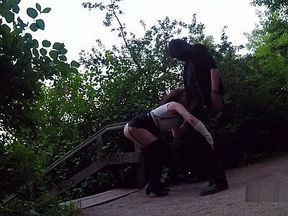 LN's#42 Early morning BJ, quicky anal public park - loud, horny girl