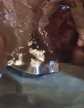 Mature Wife Masturbates in the Bathtub and Then Lets Her Husband Fuck Her From Behind Until He Cums Inside Her