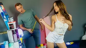 Asian Cutie Alexia Anders Visits Friend's Step brother On Job Site And Gives Him Some Afternoon Delight