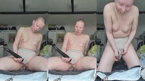 yet more creative ways to be mean to my cunt! and once again it makes me squirt ? will i ever run out of these horny masochis...