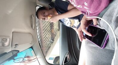 Driver takes control of my vibrating toy in crowded bus