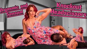 Strong and Sensual Sundress Scissor Seduction - Orgasmic Headscissor *KO* Domination in a Sultry Sundress