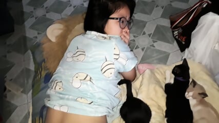 thai teen doggy