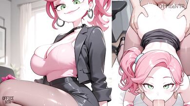 Poppy playtime hentai - mm long legs Blow job with her blow