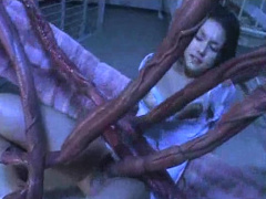 Nurse Wrecked by a Dozen of Tentacles!