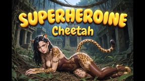 SUPERHEROINES - Cheetah (Barbara Minerva) – Feline Huntress Pins Him on Jungle Floor With Crushing Headscissors Facesits Then Rides With Predatory Intensity Until He Cums Owned (Erotic Audio)