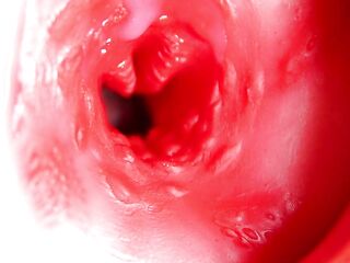 This pretty twat is pulsating and squeezing my cock! Camera inside the gap!