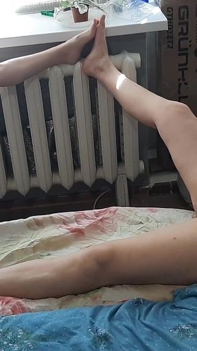 Two Gymnasts Girls Masturbate During Training