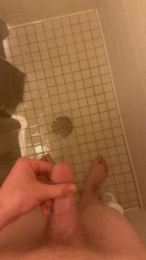 Quick piss in the shower 2
